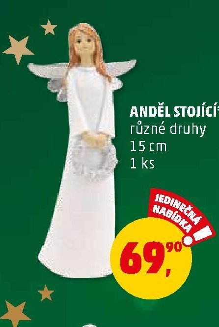 ANDĚL STOJÍCÍ* různé druhy