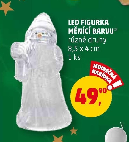 LED FIGURKA MĚNÍCÍ BARVU* různé druhy