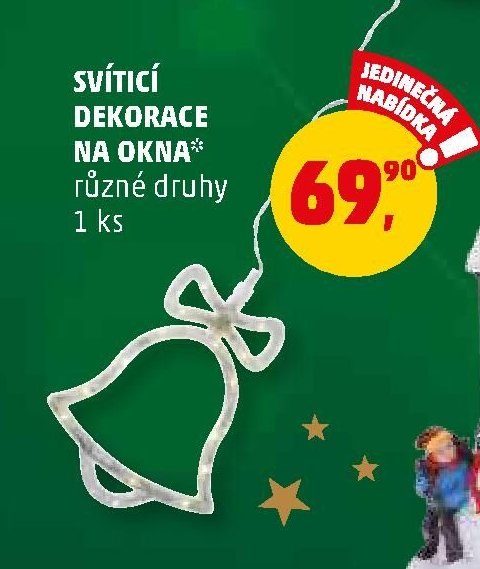 SVÍTÍCÍ DEKORACE NA OKNA* různé druhy