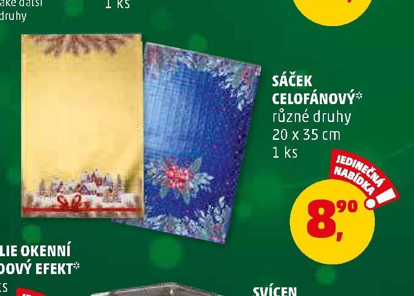 SÁČEK CELOFÁNOVÝ*
