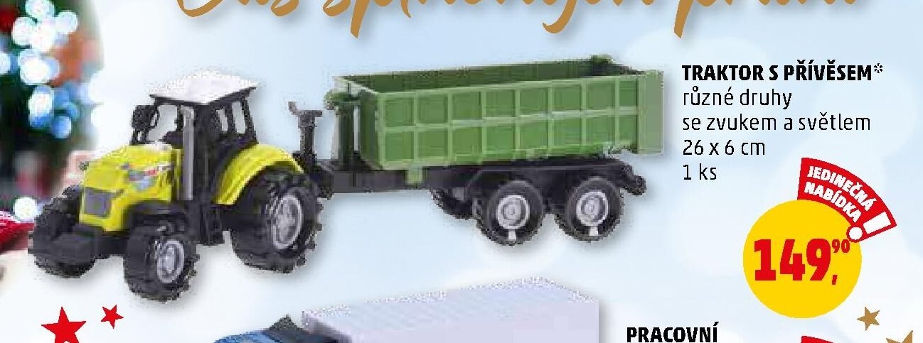 TRAKTOR S PŘÍVĚSEM