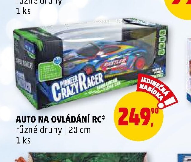 AUTO NA OVLÁDÁNÍ RC