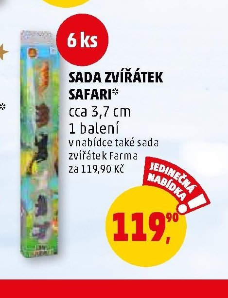 SADA ZVÍŘÁTEK SAFARI