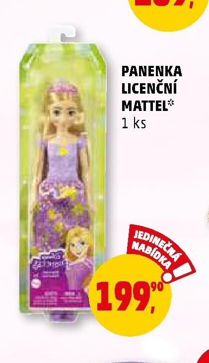 Panenka licenční Mattel