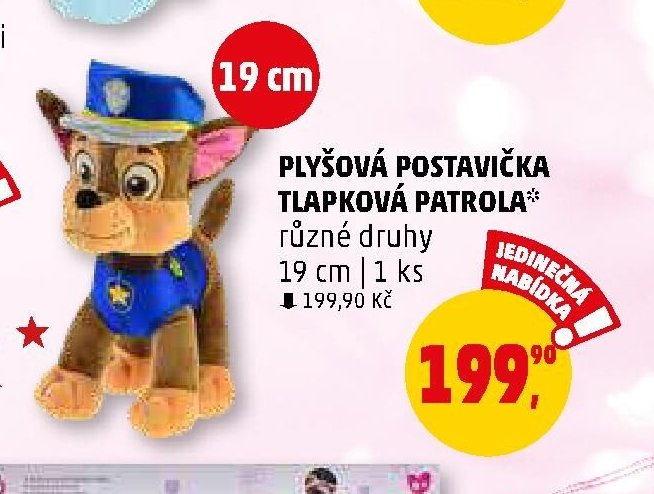 Plyšová postavička Tlapková patrola