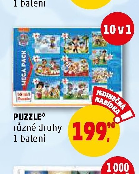 PUZZLE různé druhy