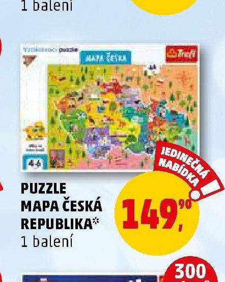 PUZZLE MAPA ČESKÁ REPUBLIKA
