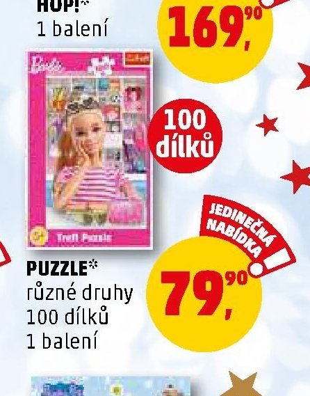 PUZZLE různé druhy 100 dílků