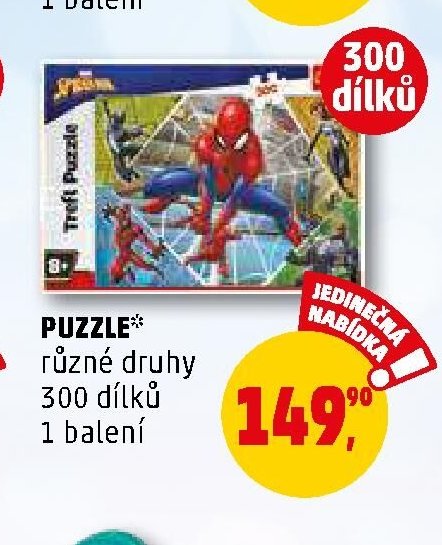 PUZZLE různé druhy 300 dílků