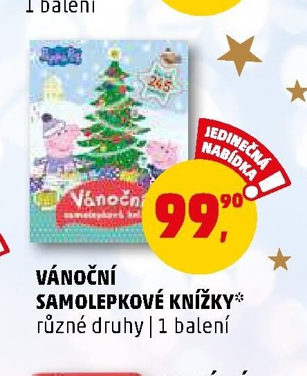 VÁNOČNÍ SAMOLEPKOVÉ KNÍŽKY