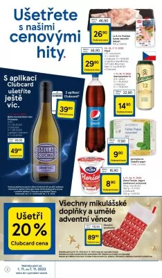 akční leták Tesco 1.11.2023-7.11.2023