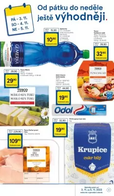 akční leták Tesco 1.11.2023-7.11.2023