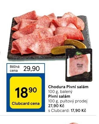 Chodura Pivní salám