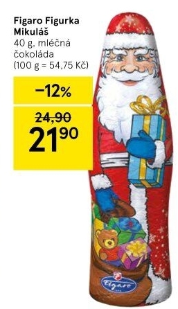 Čokoládový Mikuláš Figaro