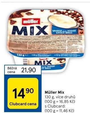 Jogurt Müller Mix