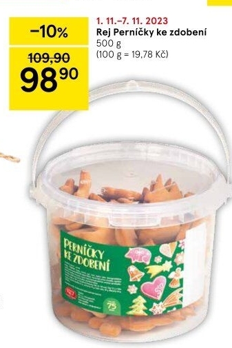 Perníčky ke zdobení Rej