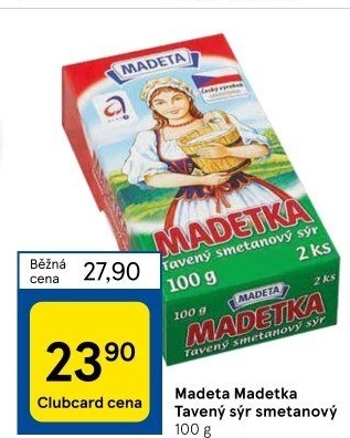 Sýr tavený smetanový Madetka