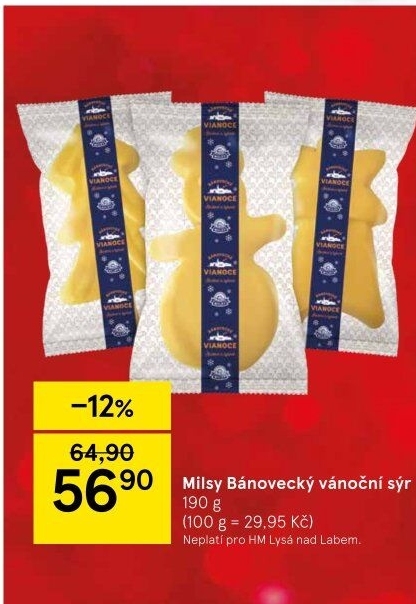 Sýr vánoční Milsy