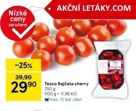 Tesco Rajčata cherry