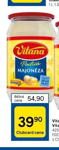 Vitana Poctivá majonéza