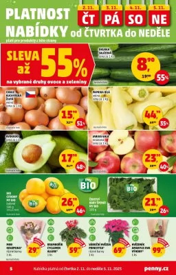 akční leták Penny Market 2.11.2023-8.11.2023