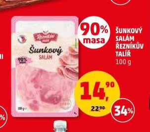 Šunkový salám Řezníkův talíř
