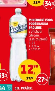Minerální voda Poděbradka Prolinie