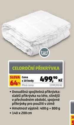 Celoroční přikrývka