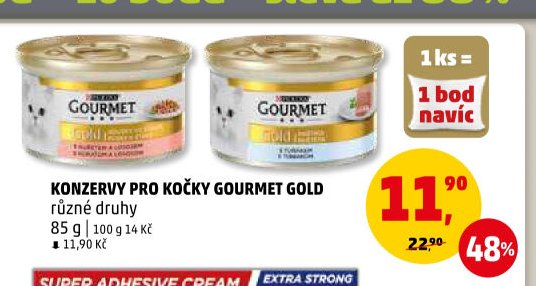 Konzervy pro kočky Gourmet Gold