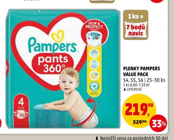 Plenky Pampers Value Pack