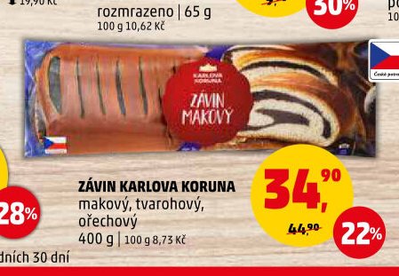 ZÁVIN KARLOVA KORUNA