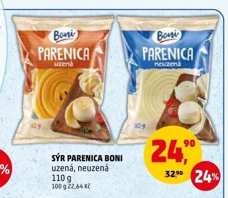 SÝR PARENICA BONI uzená, neuzená
