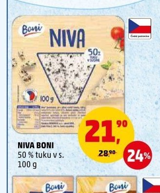 NIVA BONI 50% tuku v s.