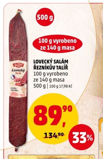 Lovecký salám Řezníkův talíř