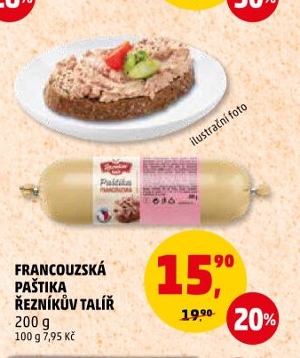 Francouzská paštika Řezníkův talíř