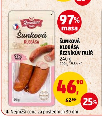 Šunková klobása Řezníkův talíř