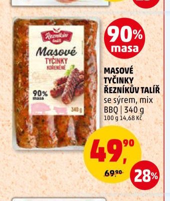 MASOVÉ TYČINKY ŘEZNÍKŮV TALÍŘ