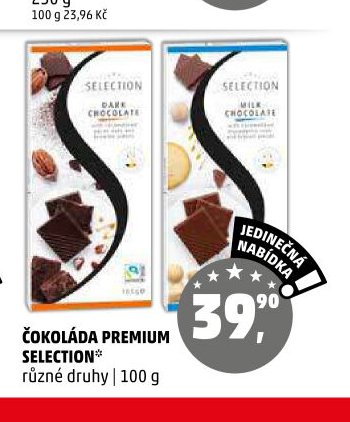 ČOKOLÁDA PREMIUM SELECTION