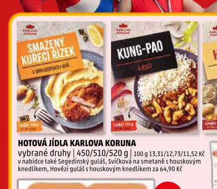 Hotová jídla Karlova Koruna