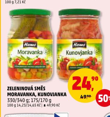Zeleninová směs Moravanka, Kunovjanka