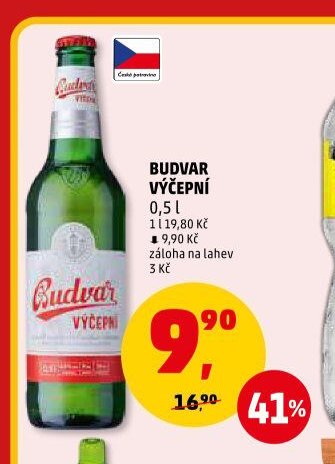 Budvar výčepní 0,5 l