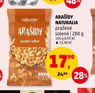 Arašídy Naturalia pražené 200 g