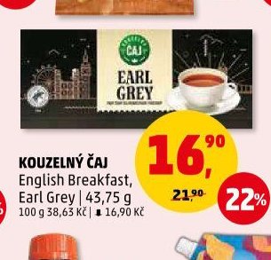 Kouzelný čaj English Breakfast, Earl Grey 43,75 g