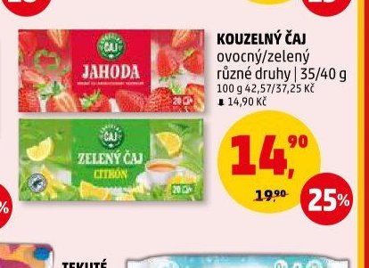 Kouzelný čaj ovocný/zelený 35/40 g