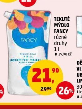 Tekuté mýdlo Fancy 1 l