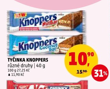 TYČINKA KNOPPERS různé druhy | 40 g