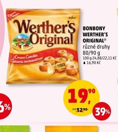 BONBONY WERTHER'S ORIGINAL