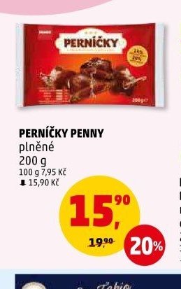 PERNÍČKY PENNY plněné