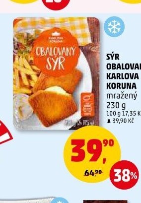SÝR OBALOVANÝ KARLOVA KORUNA