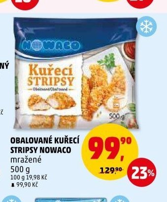 OBALOVANÉ KUŘECÍ STRIPSY NOWACO